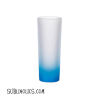 Shot Glass - 3 oz with Gradient Frost - Pink, Blue or Red - Image 3