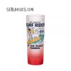 Shot Glass - 3 oz with Gradient Frost - Pink, Blue or Red - Image 5