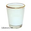 Shot Glass - 1.5 oz with Gold Rim