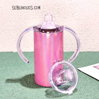 12 Oz Sublimation Grow Up Straight Sippy Cup