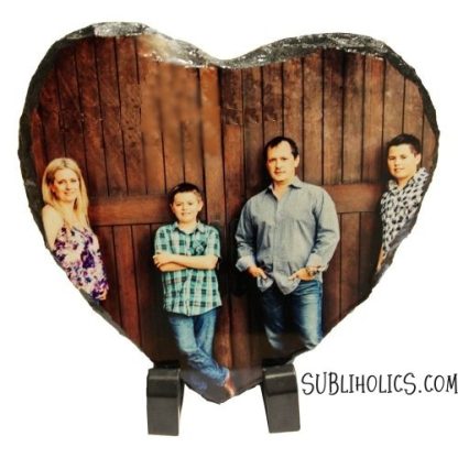 Tumbled Stone Sublimation Slate Style #8 Heart - Image 2