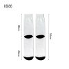Socks for Sublimation - White with Black Heel & Toe - 4 Lengths - Image 6