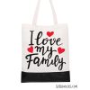 Tote Bags - Polyester Canvas & PU Leather for Sublimation - Two Tone with Black or Pink - Image 6