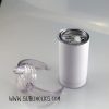 Grow With Me Sippy Cup - Two Tops, Straight White 12 oz Sublimation Tumbler