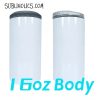 Can Cooler 4 in 1 - 16 oz White Stainless Steel for Sublimation - Image 2