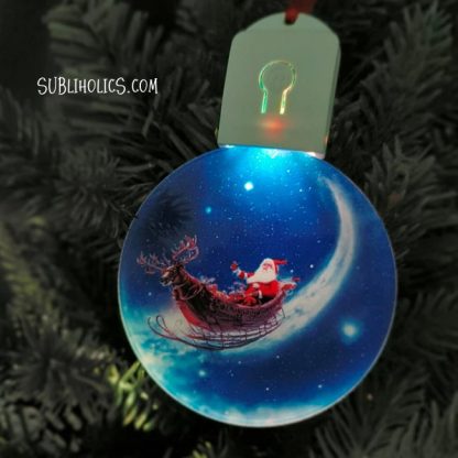 LED Light Up Acrylic Ornament - Image 2