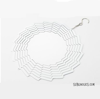 Wind Spinner Aluminum Sublimation Ornament - Flower - Image 2