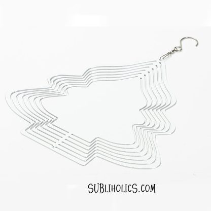 Wind Spinner Aluminum Sublimation Ornament - Tree - Image 2