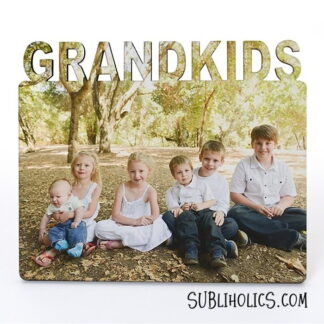 MDF Photo Sublimation Panel #5 Grandkids