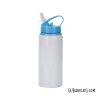 20 oz Flip Top Straw Sport Water Bottles for Sublimation - Image 4