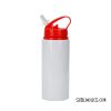 20 oz Flip Top Straw Sport Water Bottles for Sublimation - Image 3