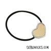 Hair Pony Tail Holder for Sublimation Heart