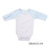 Babies Raglan Onesies - 100% Polyester Long Sleeve 0-18 Months - Image 3