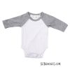 Babies Raglan Onesies - 100% Polyester Long Sleeve 0-18 Months - Image 4