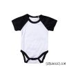 Babies Raglan Onesies - 100% Polyester Short Sleeve 0-18 Months - Image 2