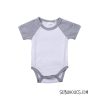 Babies Raglan Onesies - 100% Polyester Short Sleeve 0-18 Months - Image 4