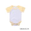 Babies Raglan Onesies - 100% Polyester Short Sleeve 0-18 Months - Image 6