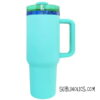 40 oz Stanley Style Tumbler with Rainbow Underlay for Laser Engraving - Image 7