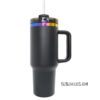 40 oz Stanley Style Tumbler with Rainbow Underlay for Laser Engraving - Image 2