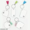Pet Paw MDF Keychains with Tassel - 5 Styles