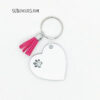 Pet Paw MDF Keychains with Tassel - 5 Styles - Image 3