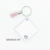 Pet Paw MDF Keychains with Tassel - 5 Styles - Image 6