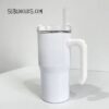 20 oz Stanley Style White Sublimation Tumblers - Image 2