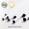 Stainless Steel Straws for Sublimation 20 oz / 40 oz - Pack of 10 with shrink wrap - Image 2
