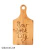 13.75" x 9.75" Bottle Shaped Bamboo Cutting Board for Laser Engraving - Image 2
