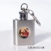 1 oz Stainless Steel Mini Flask Keychain for Sublimation