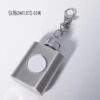 1 oz Stainless Steel Mini Flask Keychain for Sublimation - Image 2