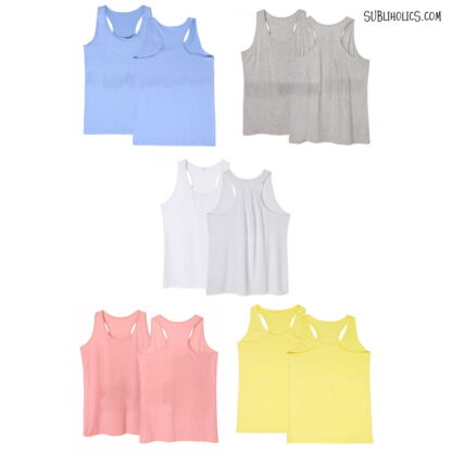 Racer Back Tank Tops - Adult - 100% Polyester
