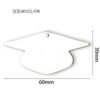 Graduation Cap MDF Earrings for Sublimation - Image 2