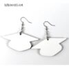 Graduation Cap MDF Earrings for Sublimation
