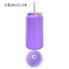 16 oz Stainless Steel Can Tumbler with Rainbow Underlay for Laser Engraving - Image 5