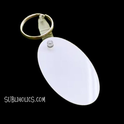 Aluminum Key Chains for Sublimation - Rectangle, Oval and Heart - Image 3