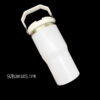 20 oz Stanley Style Flip Top White Sublimation Tumblers
