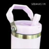 20 oz Stanley Style Flip Top White Sublimation Tumblers - Image 2