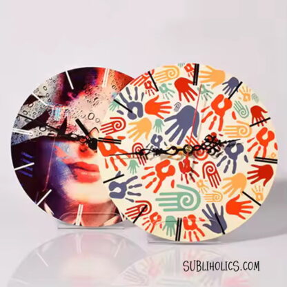 Wall Clock - 12" Round MDF for Sublimation