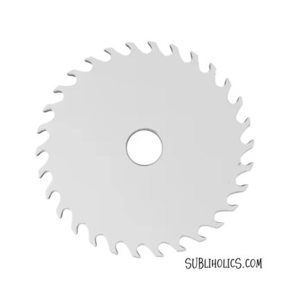 Wall Clock - Saw Blade MDF for Sublimation - Image 2