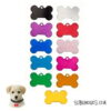 Aluminum Bone Shaped Pet Tags for Engraving - 11 Colours