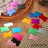 Aluminum Bone Shaped Pet Tags for Engraving - 11 Colours - Image 3