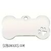Stainless Steel Bone Shaped Pet Tag for Engraving