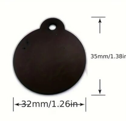 Aluminum Round Pet Tags for Engraving - 10 Colours - Image 2