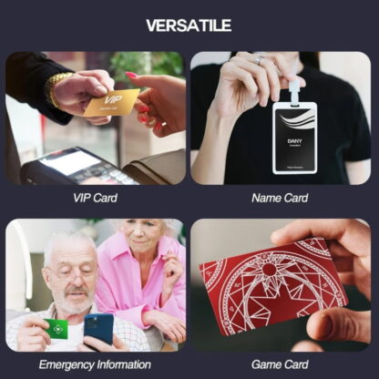 Aluminum Business Cards for Engraving - 9 Colours - Image 5