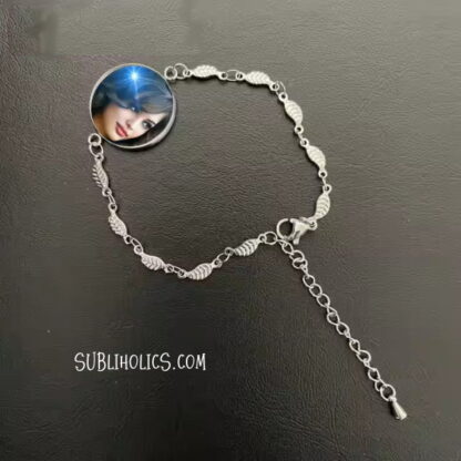 Silver Photo Disc Sublimation Bracelets - 4 Chain Styles - Image 5