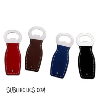 Bottle Openers with PU Cover for Laser Engraving