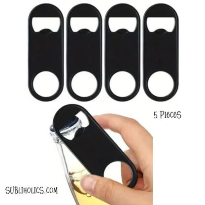 Stainless Steel Bottle Openers for Laser Engraving - Pack of 5