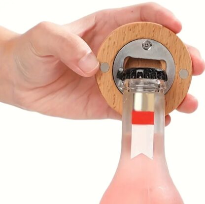 Bamboo Magnetic Bottle Openers for Laser Engraving - Pack of 5 - Image 4
