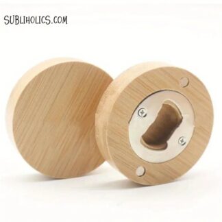 Bamboo Magnetic Bottle Openers for Laser Engraving - Pack of 5